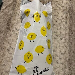 Chick-fil-A Yellow Chick Print Bag and Chick cup